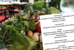 Niesmaczny żart firmy cateringowej "Czarni migranci" w menu