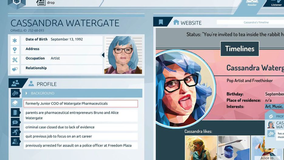 "Orwell: Keeping an Eye on You” za darmo w ofercie Humble Store