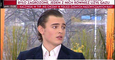 Agresywny protestujący miał być człowiekiem TVP. Jest reakcja Telewizji Polskiej