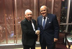 Rudy Giuliani chwali Kaczyńskiego. "Walczy o swój kraj"