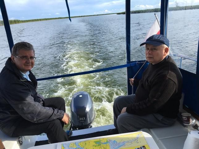 Czesław Hoc i Jarosław Kaczyński 