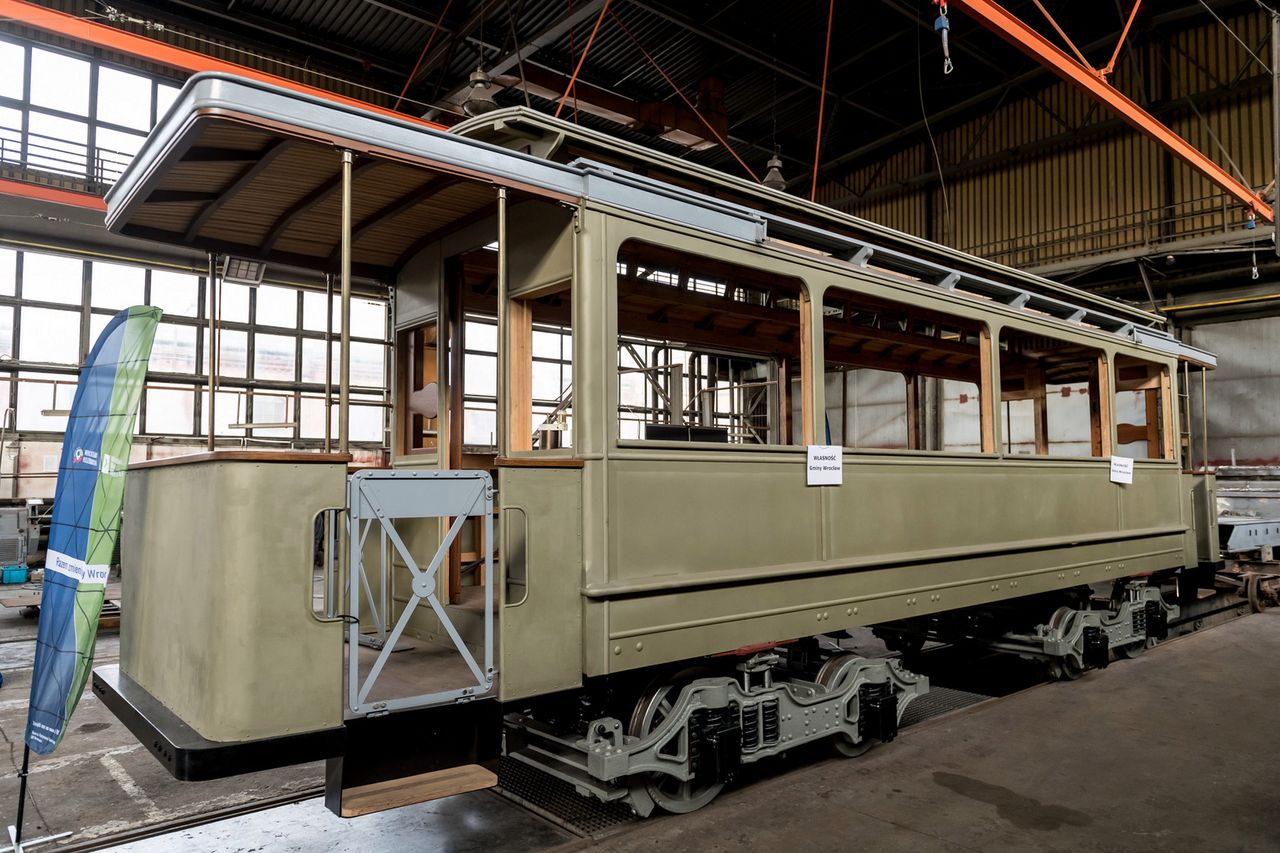 Odnawiają tramwaj z 1901 roku. Jeszcze w 2019 może wrócić na ulicę