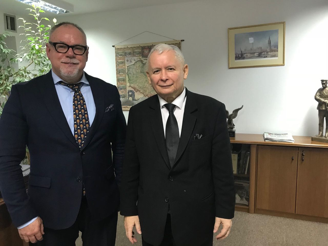 Kaczyński spotkał się z przewodniczącym gminy żydowskiej. Skrytykował polski antysemityzm i rasizm