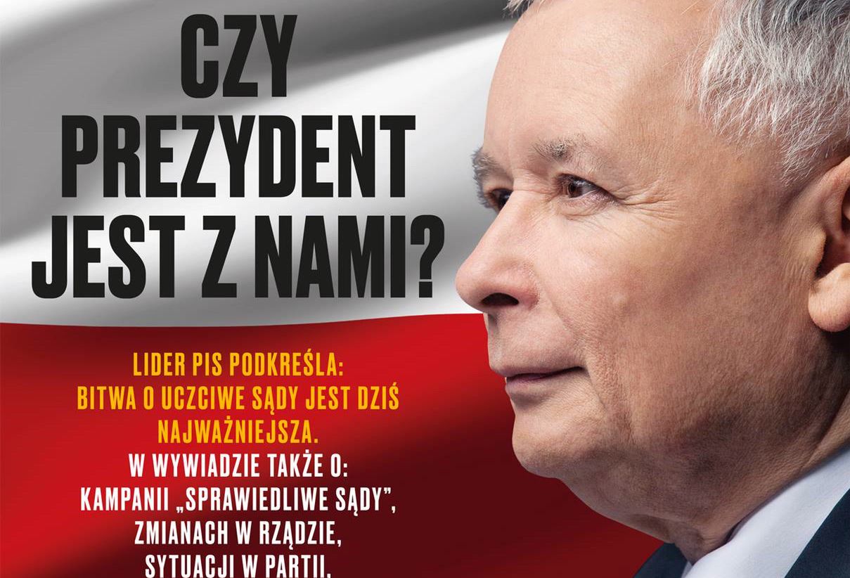 Jarosław Kaczyński publicznie napomina Andrzeja Dudę. I zapowiada rekonstrukcję rządu