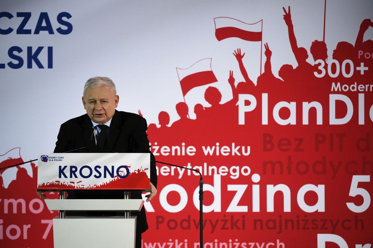 Konwencja Prawa i Sprawiedliwości w Krośnie. Jarosław Kaczyński: Polska została zrabowana