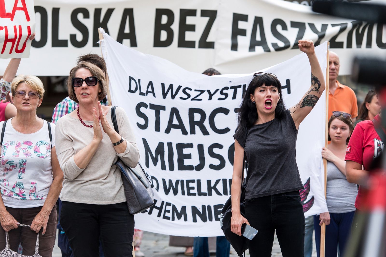 Lewica również manifestowała