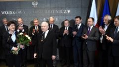 Feta na cześć Beaty Szydło po powrocie z Brukseli.