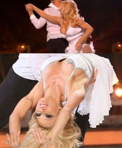 Pierś Pameli Anderson wyskoczyła spod sukienki! Zobacz wpadkę seksownej gwiazdy!