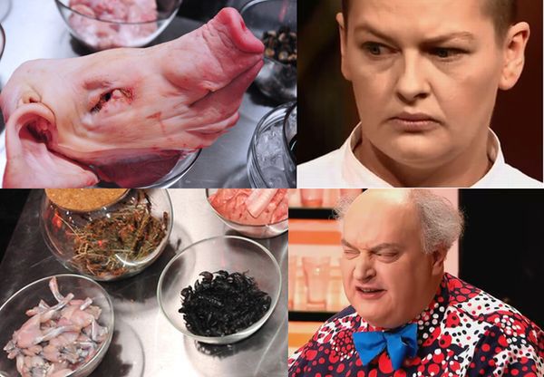 To był prawdziwy kuchenny koszmar! Robaki, móżdżki, skorpiony - to z nich miały powstać rarytasy!