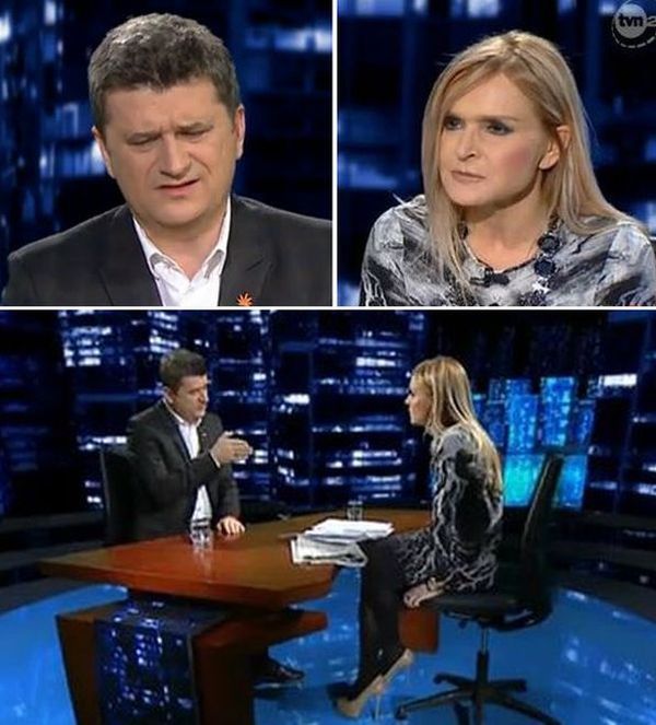 Olejnik pokłóciła się z Palikotem o papieża: "Będzie się pan smażył w piekle"