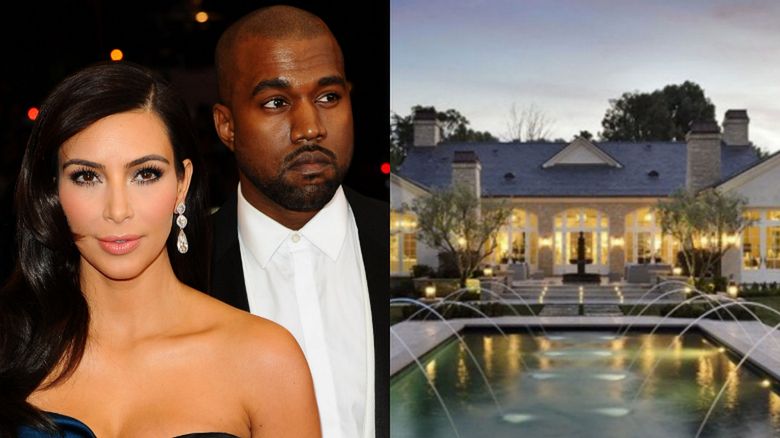Kim Kardashian, Kanye West, dom 
Fotografia: ONS