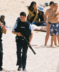 Napad na portugalskiej plaży