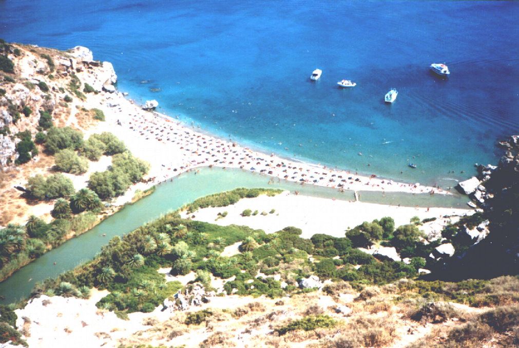 Plaża Preveli i Las Palmowy, Grecja