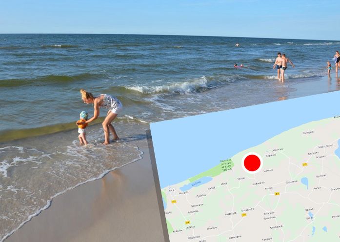 W Słajszewie znajdziemy jedną z najpiękniejszych polskich plaż