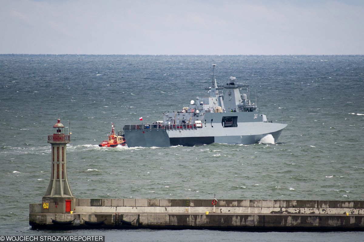 Wypadek na ORP Ślązak na Bałtyku