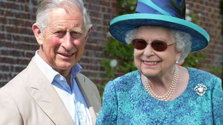 Królowa Elżbieta II i książę Karol