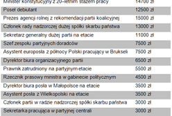 Partyjna lista płac. Kto i ile w partii zarabia?