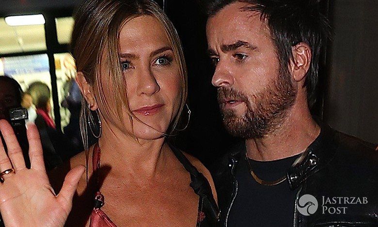 Szczupła Jennifer Aniston i Justin Theroux na kolacji