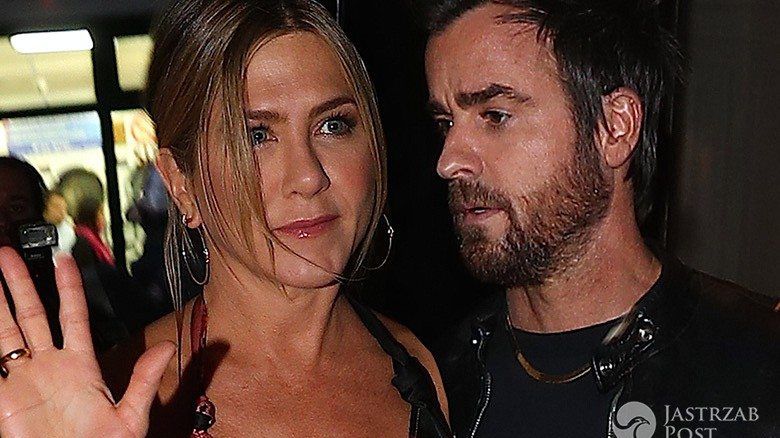 Szczupła Jennifer Aniston i Justin Theroux na kolacji