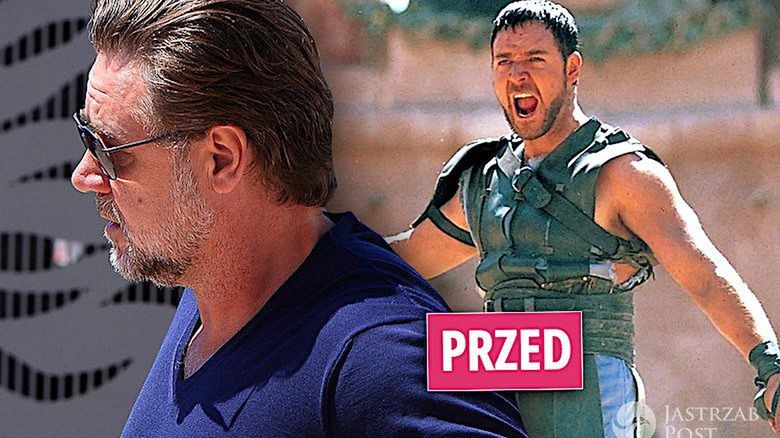 Russell Crowe przytył