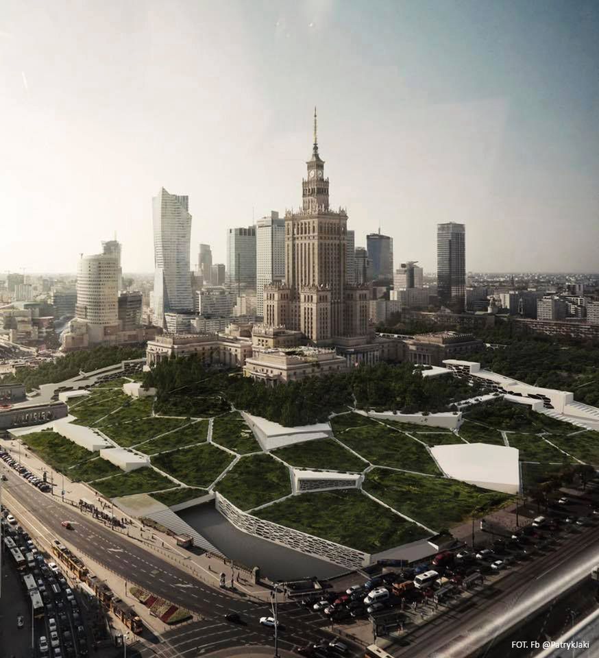 Tak ma wyglądać plac Defilad za prezydentury Patryka Jakiego