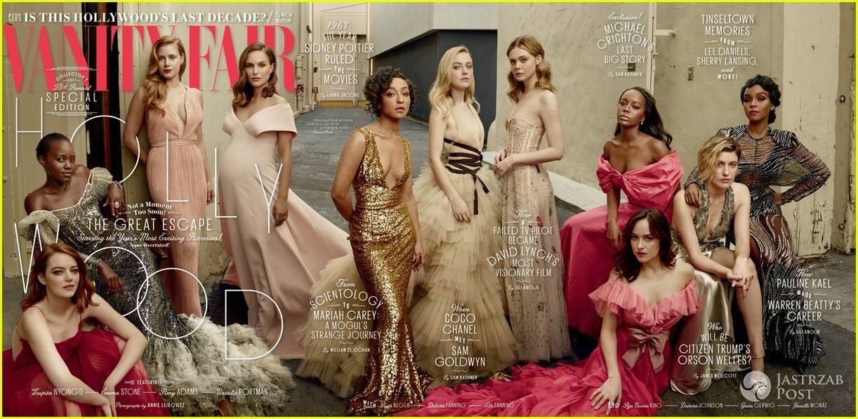 Vanity Fair 2017 z 11 najpopularniejszymi aktorkami