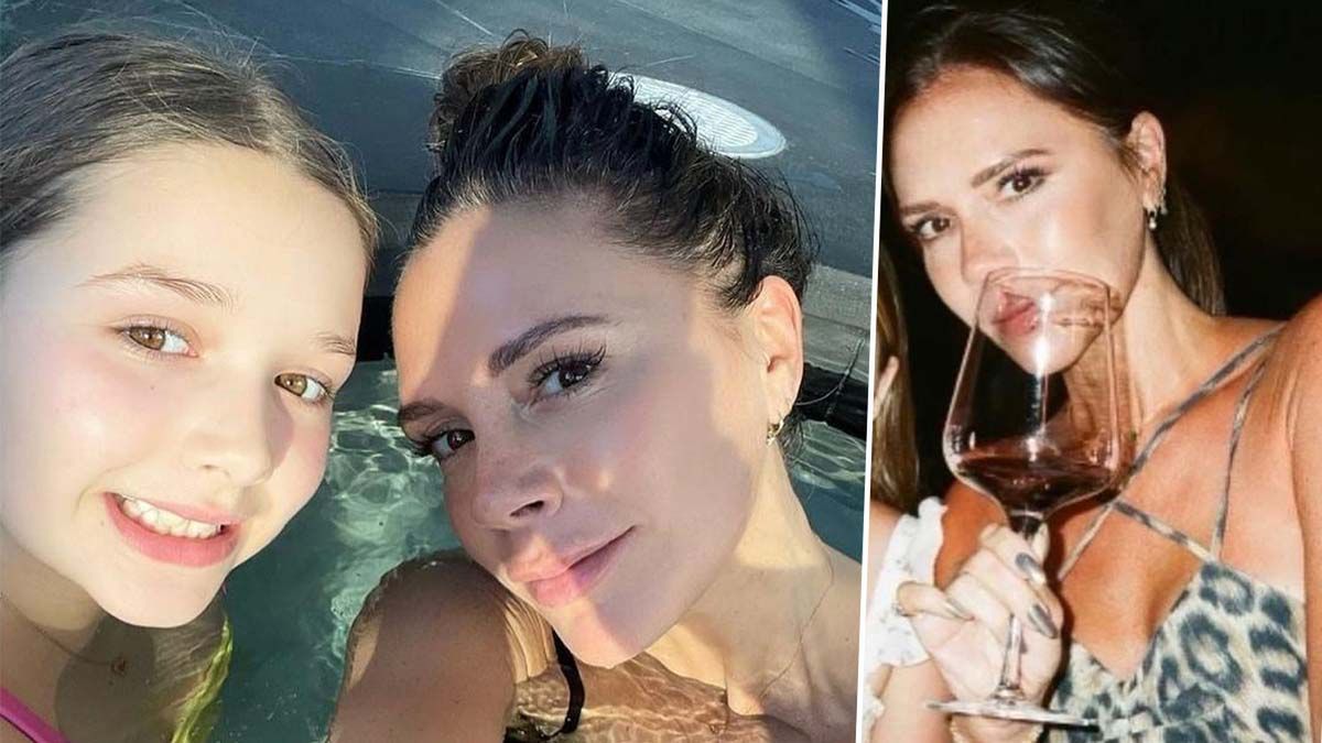 Victoria Beckham traktuje dziesięcioletnią córkę jak dorosłą? Zdjęcie dziewczynki z kieliszkiem wprawiło fanów w osłupienie