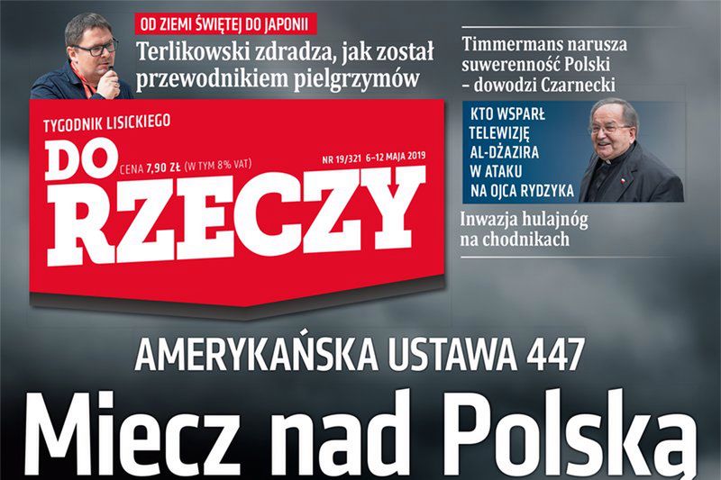 Okładki tygodników. "Marsz po władzę" i reparacje wojenne