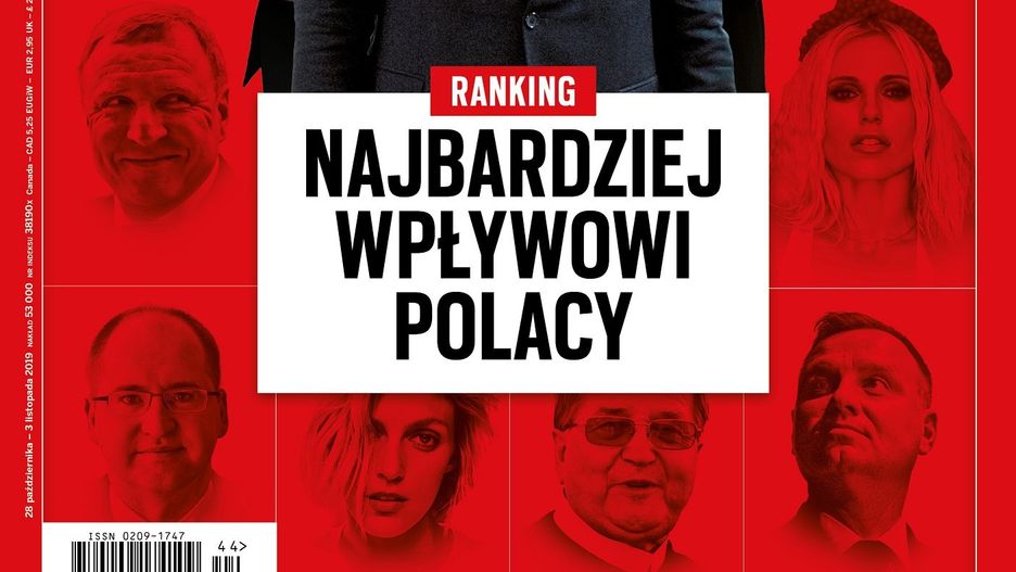Okładka tygodnika "Wprost"