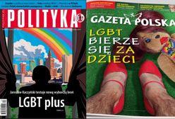 Spór o LGBT w jutrzejszej prasie. Mocne okładki "Gazety Polskiej i "Polityki"