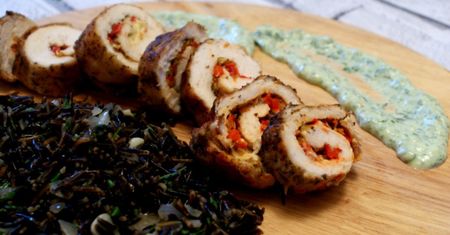Drobiowe roladki z dzikim ryżem. Pełne smaku i aromatu