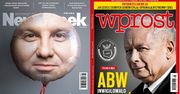 Twarz prezydenta Andrzeja Dudy na baloniku. Tygodniki pokazały okładki