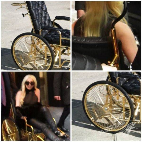 Wózek Lady Gaga. Monika Kuszyńska na wózku na Eurowizji