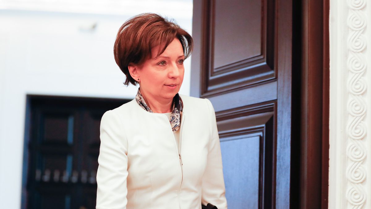 Marlena Maląg, minister rodziny, pracy i polityki społecznej. 