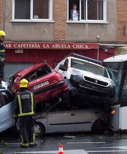 Kierowca dostał zawału. Autobus taranował auta w Maladze