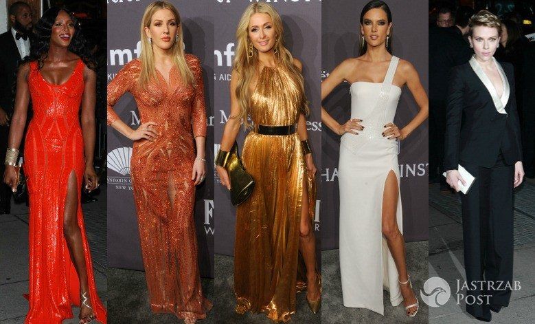 Gwiazdy na gali amfAR 2017 w Nowym Jorku: Naomi Campbell, Ellie Goulding, Paris Hilton, Scarlett Johansson...