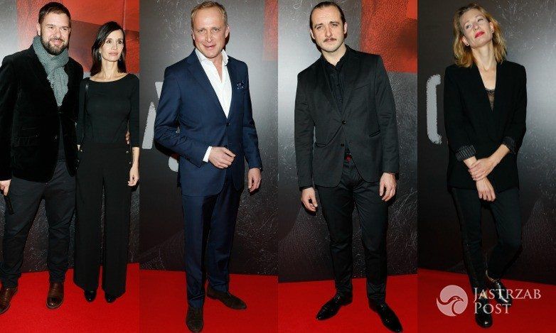 Gwiazdy na premierze filmu "Jestem mordercą": Viola Kołakowska, Tomasz Karolak, Piotr Adamczyk, Michał Żurawski, Magdalena Popławska...