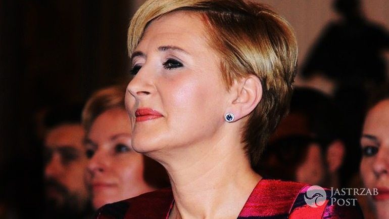 Agata Duda na gali konkursu "Solidarna Szkoła"