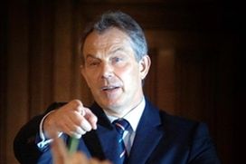 Poparcie dla Blaira ostro w dół