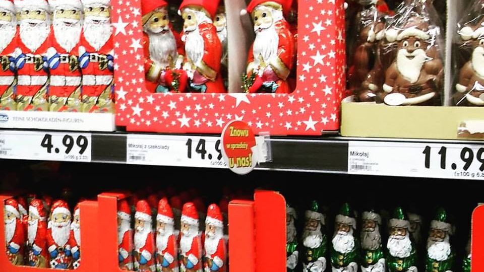 Czekoladowi Mikołaje