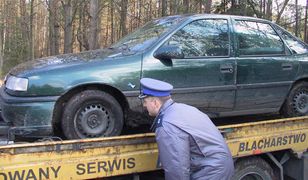 Nabici w kradzione auto