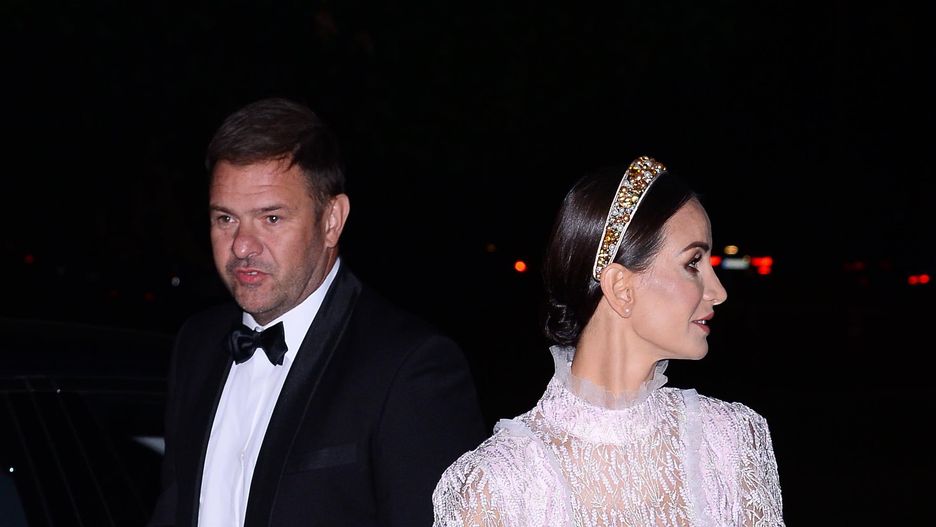 Tomasz Karolak i Viola Kołakowska na balu TVN