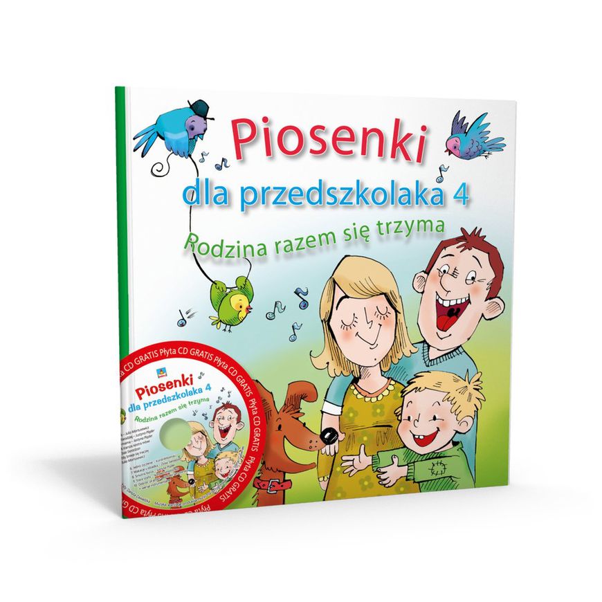 Okładka książki - Piosenki dla przedszkolaka 4