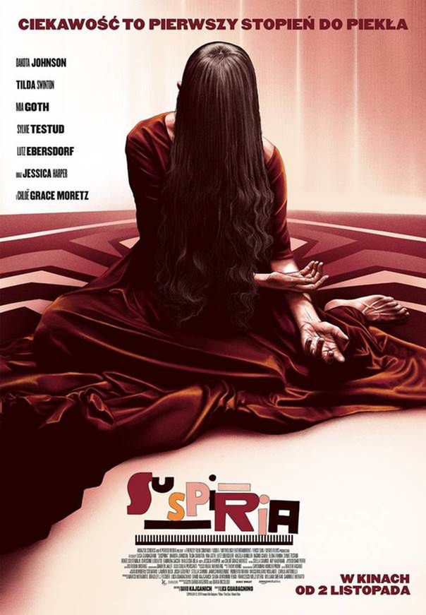 To będzie najmocniejszy horror tego roku. Zobacz plakat filmu "Suspiria"