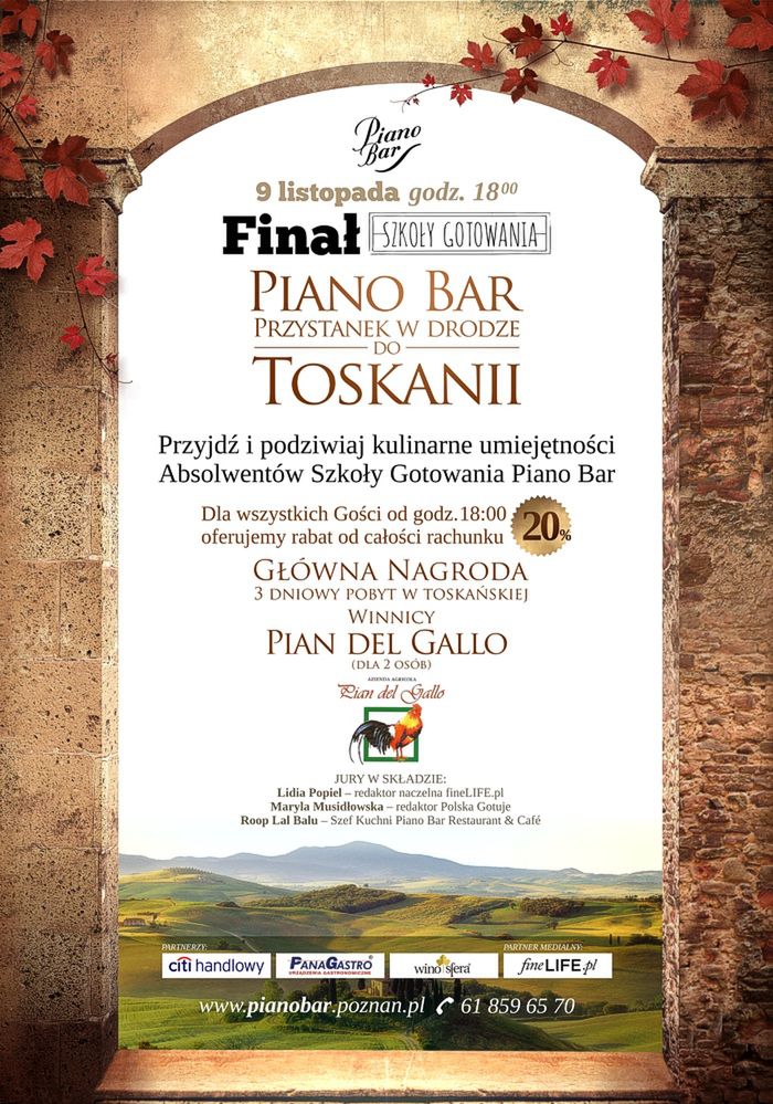 Piano Bar - przystanek w drodze do Toskanii