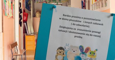 Koronawirus zabrał dzieciom maskotki. Nie mogą przynosić ich do przedszkola