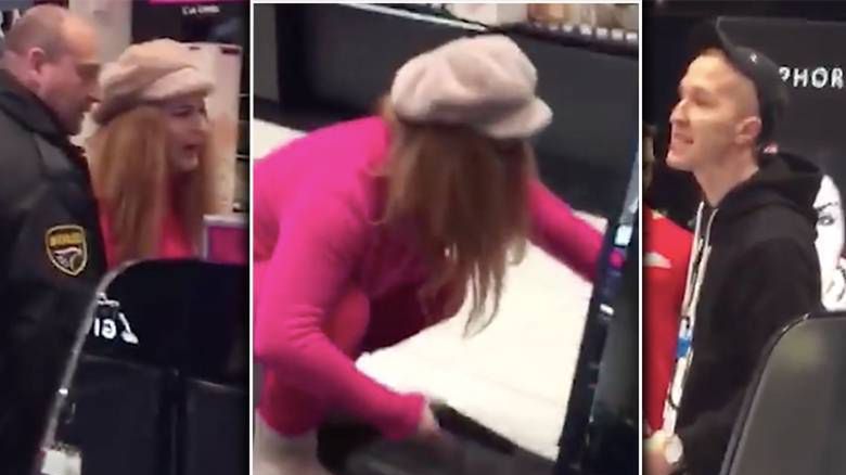 Rafalala z pistoletem w warszawskiej galerii handlowej