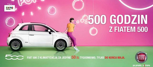 Rusza promocja "500 godzin z Fiatem 500"