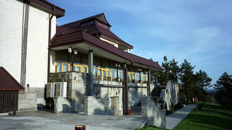 Hotel w Arłamowie w 2002 r.