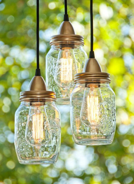 Mason Jars Pendant Lamp